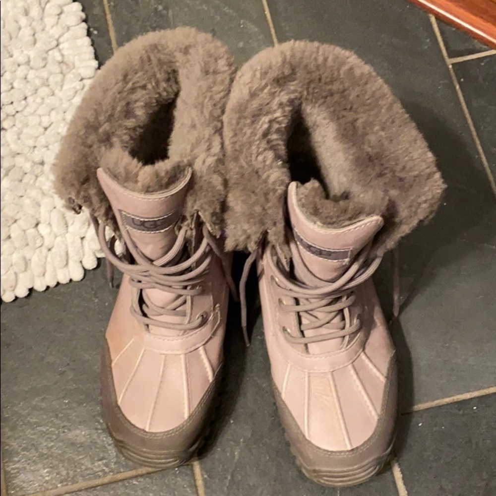 Gray Ugg Snow Boots